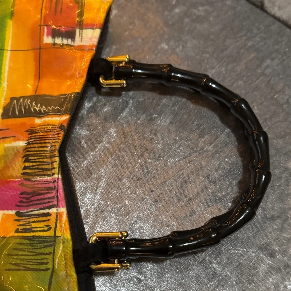 Multicolor Vintage Geometric Women's Clutch - Picture 4 of 7